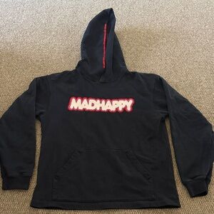 Madhappy Hoodie in Navy with Red Logo